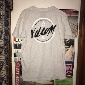 Volcom grey logo t shirt